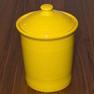 Fiesta Yellow Food Storage Jar